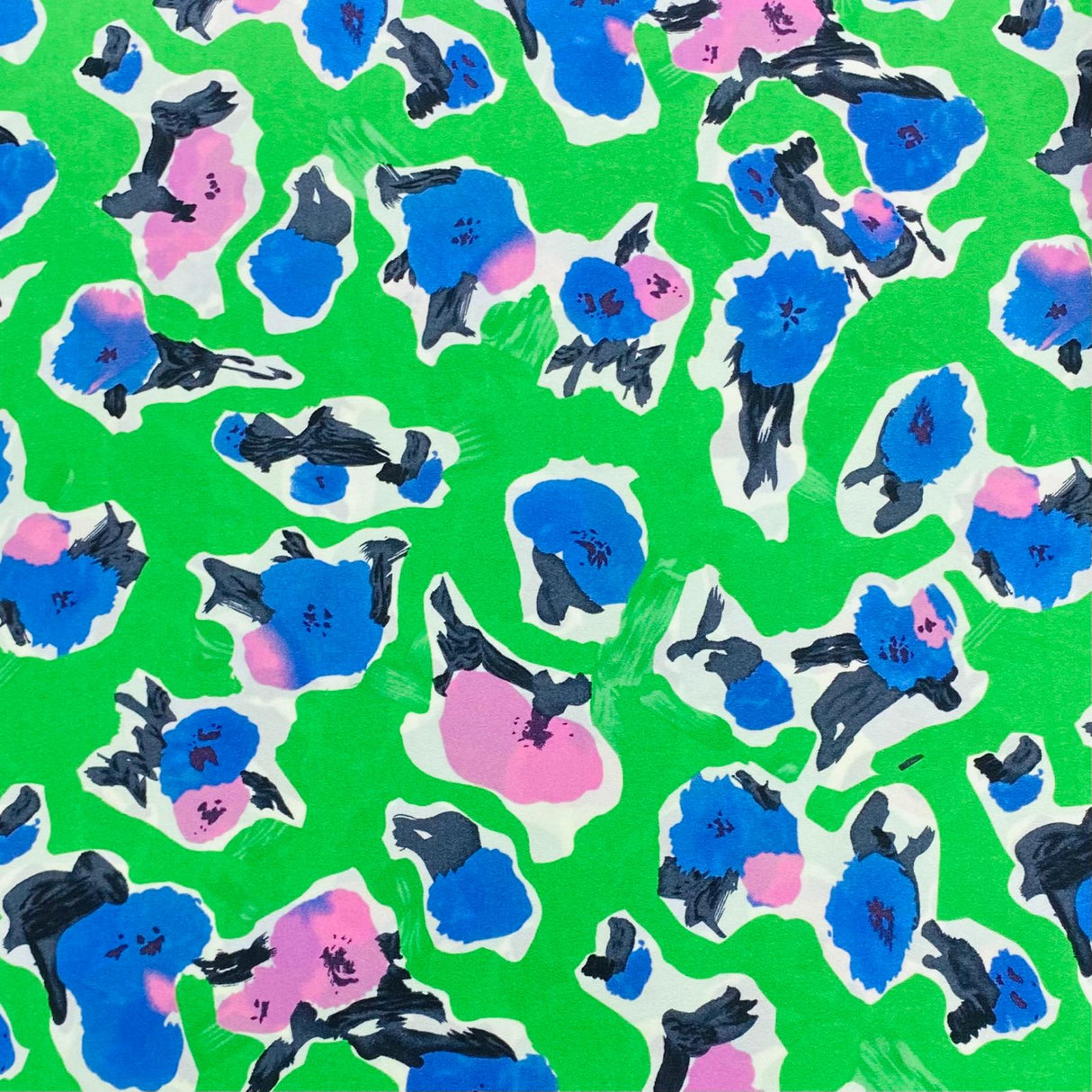 Pound A Metre 3 Metre 3 Metres Luxurious Solara Crepe 55" Wide (Floral)
