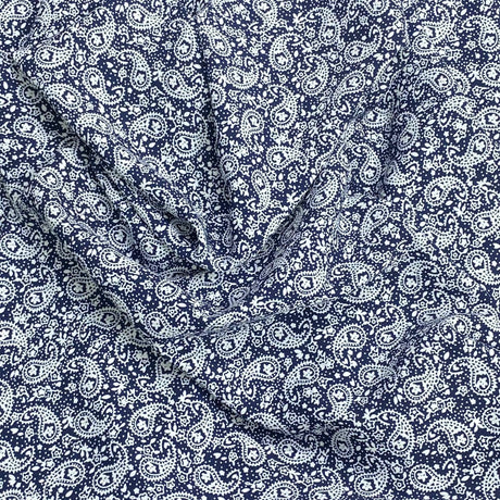 Pound A Metre 3 Metre 3 Metres Luxurious Solara Crepe 55" Wide (Paisley)