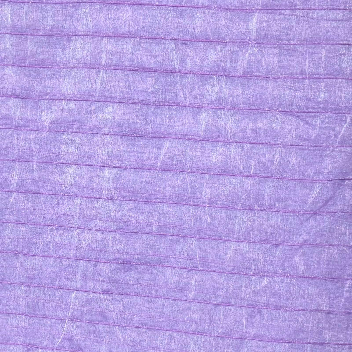 Pound A Metre 3 Metres Luxurious Stripe Organza - 55 " Wide  (Lilac) (£1)