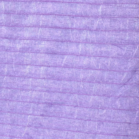 Pound A Metre 3 Metres Luxurious Stripe Organza - 55 " Wide  (Lilac) (£1)