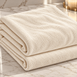 Pound A Metre 3 Metres Luxurious Terry Velour Fabric – 55" Wide (Cream)