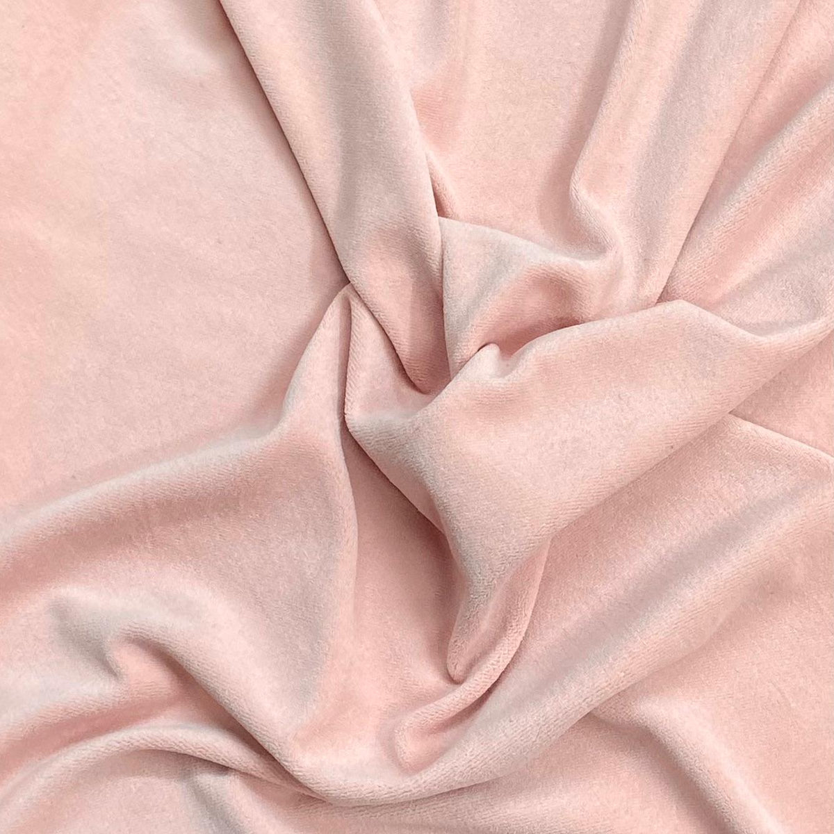 Pound A Metre 3 Metres Luxurious Terry Velour Fabric – 55" Wide (Peach)