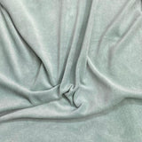 Pound A Metre 3 Metres Luxurious Terry Velour Fabric – 55" Wide (Sage Green)