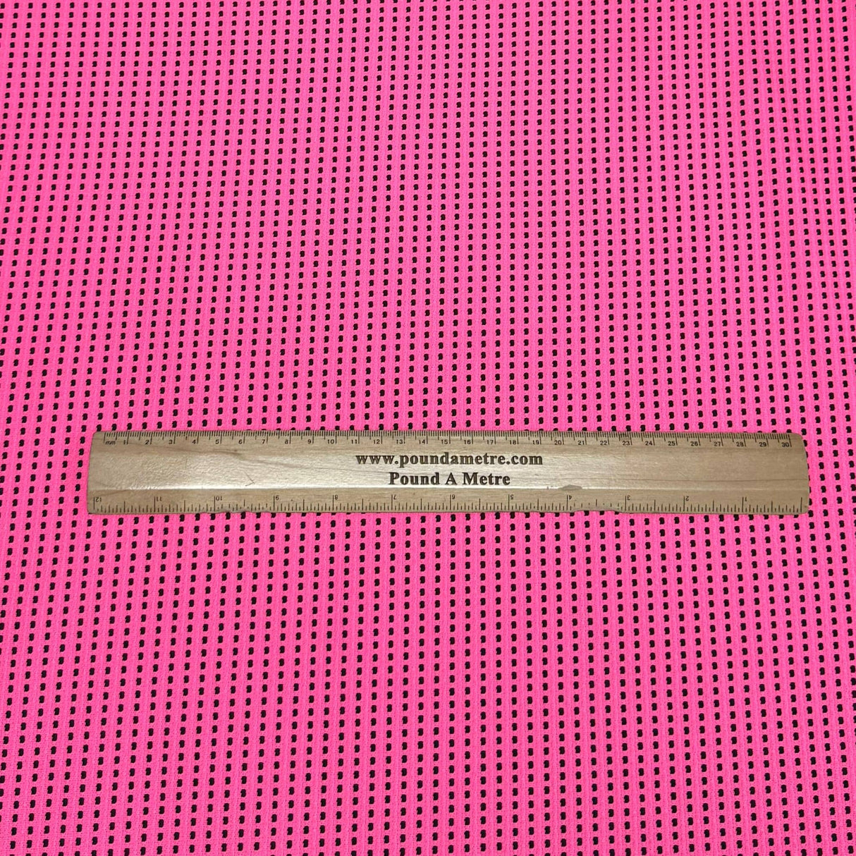 Pound A Metre 3 Metres Luxurious Textured Jersey 55" Wide (Pink & Black)