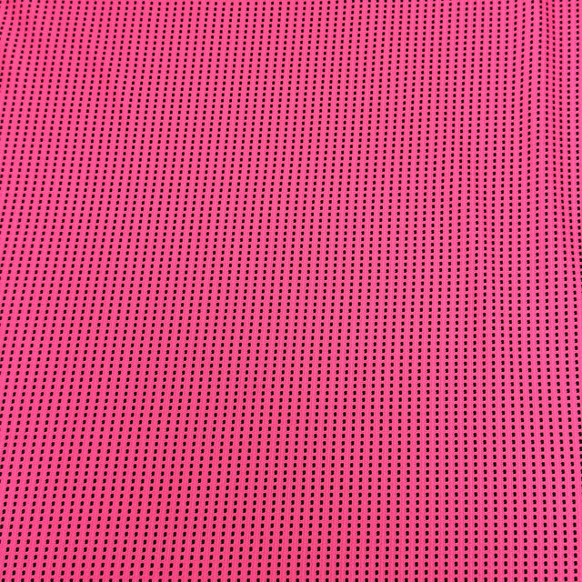 Pound A Metre 3 Metres Luxurious Textured Jersey 55" Wide (Pink & Black)