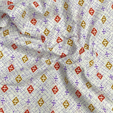 Pound A Metre 3 Metres 3 Metres Luxury 100% Cotton - 36" Wide - (Red & Gold)