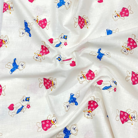 Pound A Metre 3 Metres Luxury 100% Cotton - 45" Wide - (Teddy Bear)