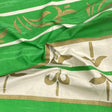 Pound A Metre 3 Metres 3 Metres Luxury 100% Cotton - 60" Wide (Green & Gold) Made In England