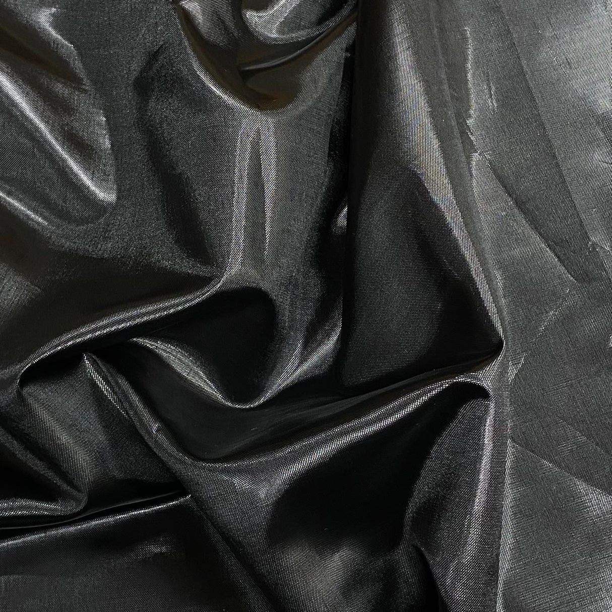 Pound A Metre 3 Metres 3 Metres, Luxury Aurora Foil Tricot Lame 55" Wide (Black)