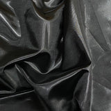 Pound A Metre 3 Metres 3 Metres, Luxury Aurora Foil Tricot Lame 55" Wide (Black)