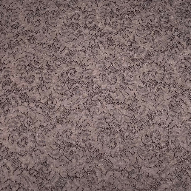 Pound A Metre 3 Metres 3 Metres Luxury Bridal Lace Fabric - 55" Wide (Brown)