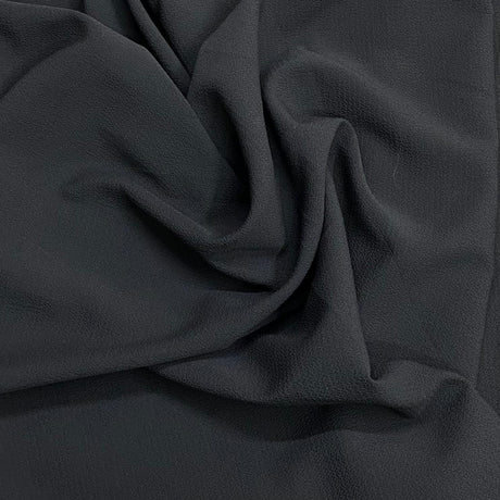 Pound A Metre 3 Metres, Luxury Bubble Crepe - 55” Wide (Black)