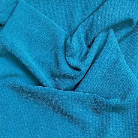 Pound A Metre 3 Metres, Luxury Bubble Crepe - 55” Wide (Petrol)