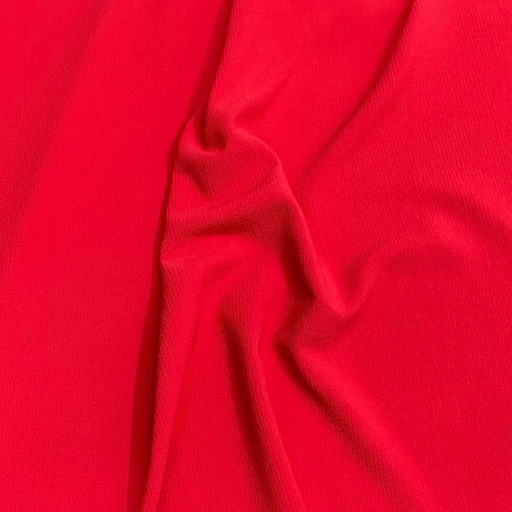 Pound A Metre 3 Metres, Luxury Bubble Crepe - 55” Wide (Red)