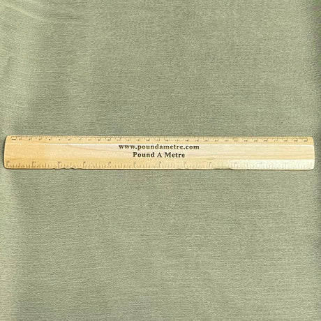 Pound A Metre 3 Metres Luxury Chiffon- 55" Wide- (Khaki)