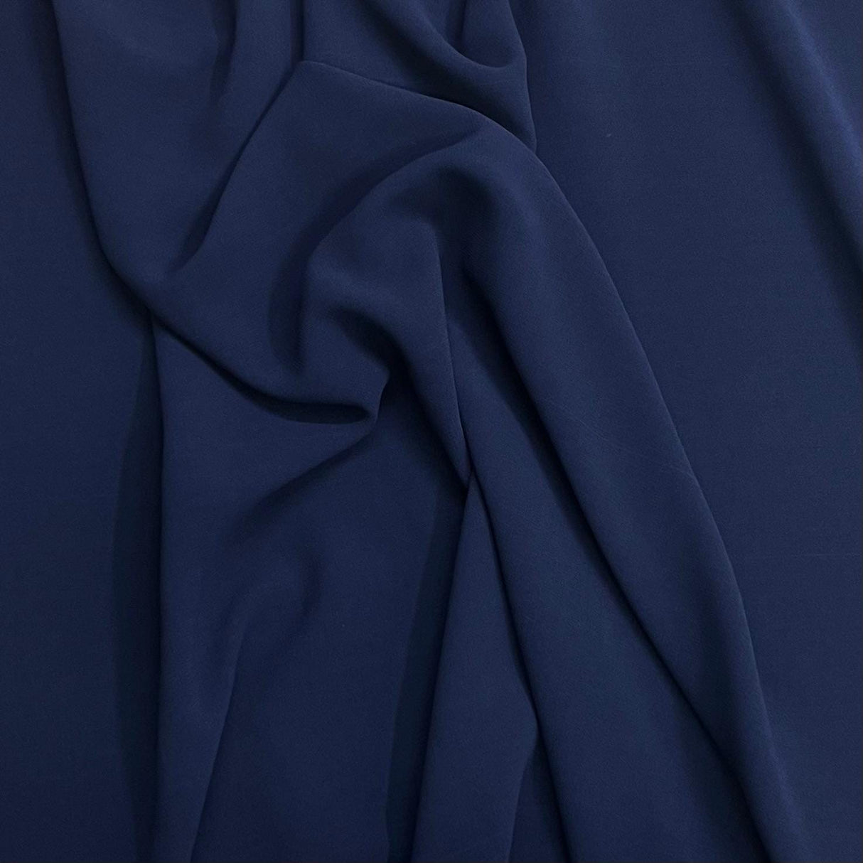 Pound A Metre 3 Metres Luxury Chiffon- 55" Wide- (Navy)