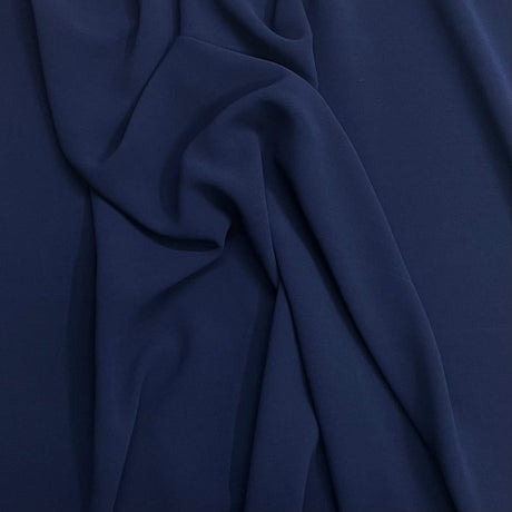 Pound A Metre 3 Metres Luxury Chiffon- 55" Wide- (Navy)