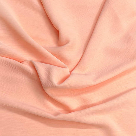 Pound A Metre 3 Metres Luxury Chiffon- 55" Wide- (Peach)