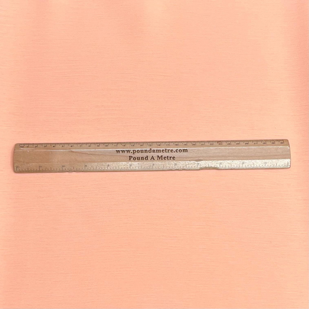 Pound A Metre 3 Metres Luxury Chiffon- 55" Wide- (Peach)