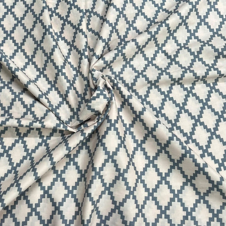 Pound A Metre 3 Metres Luxury Cotton Poplin Fabric – 45'' Wide (Diamond)