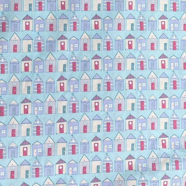 Pound A Metre 3 Metres Luxury Cotton Poplin Fabric – 45'' Wide (Sky House)