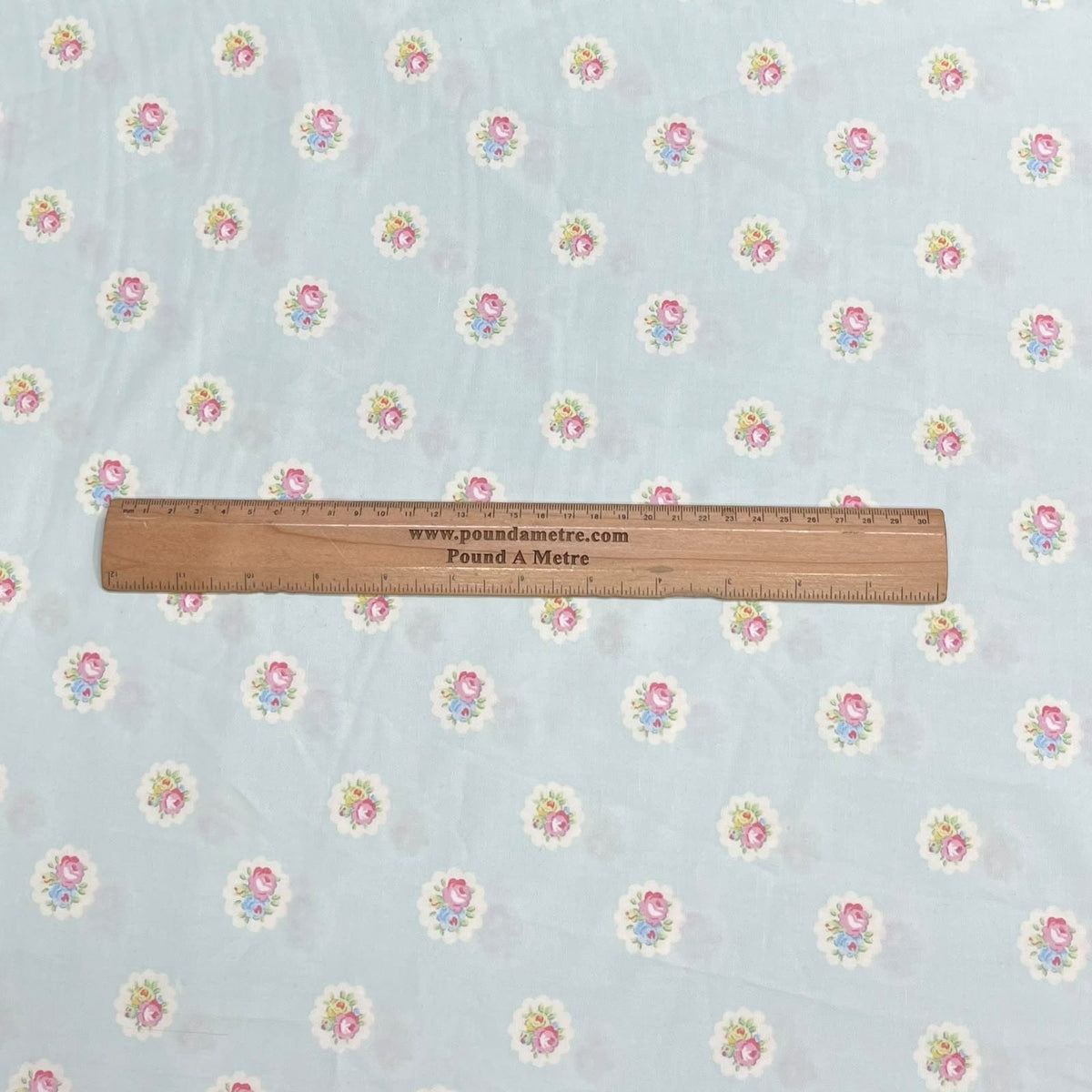 Pound A Metre 3 Metres Luxury Cotton Poplin Fabric – 45'' Wide (Sky)