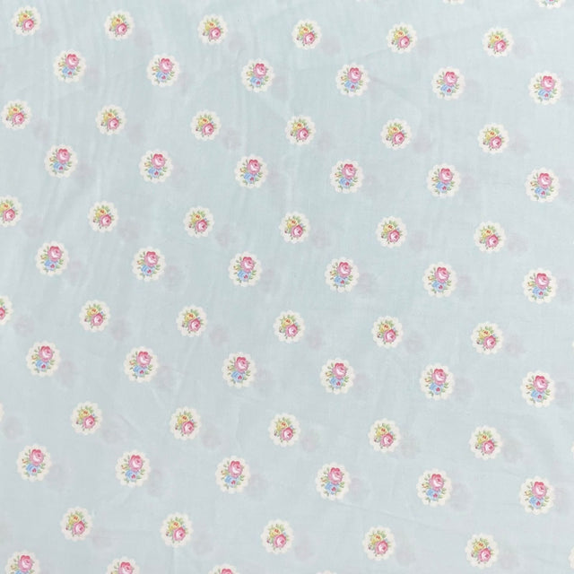 Pound A Metre 3 Metres Luxury Cotton Poplin Fabric – 45'' Wide (Sky)