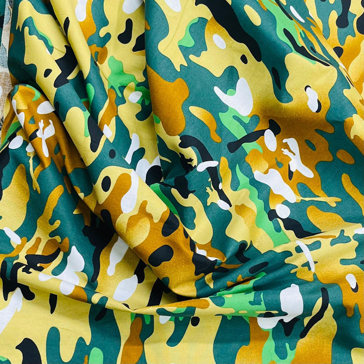 Pound A Metre 3 Metres Luxury Cotton Poplin Fabric – 60'' Wide (Army)