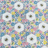 Pound A Metre 3 Metres Luxury Cotton Poplin Fabric – 60'' Wide (Bee)