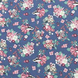 Pound A Metre 3 Metres Luxury Cotton Poplin Fabric – 60'' Wide (Flower With Animals)
