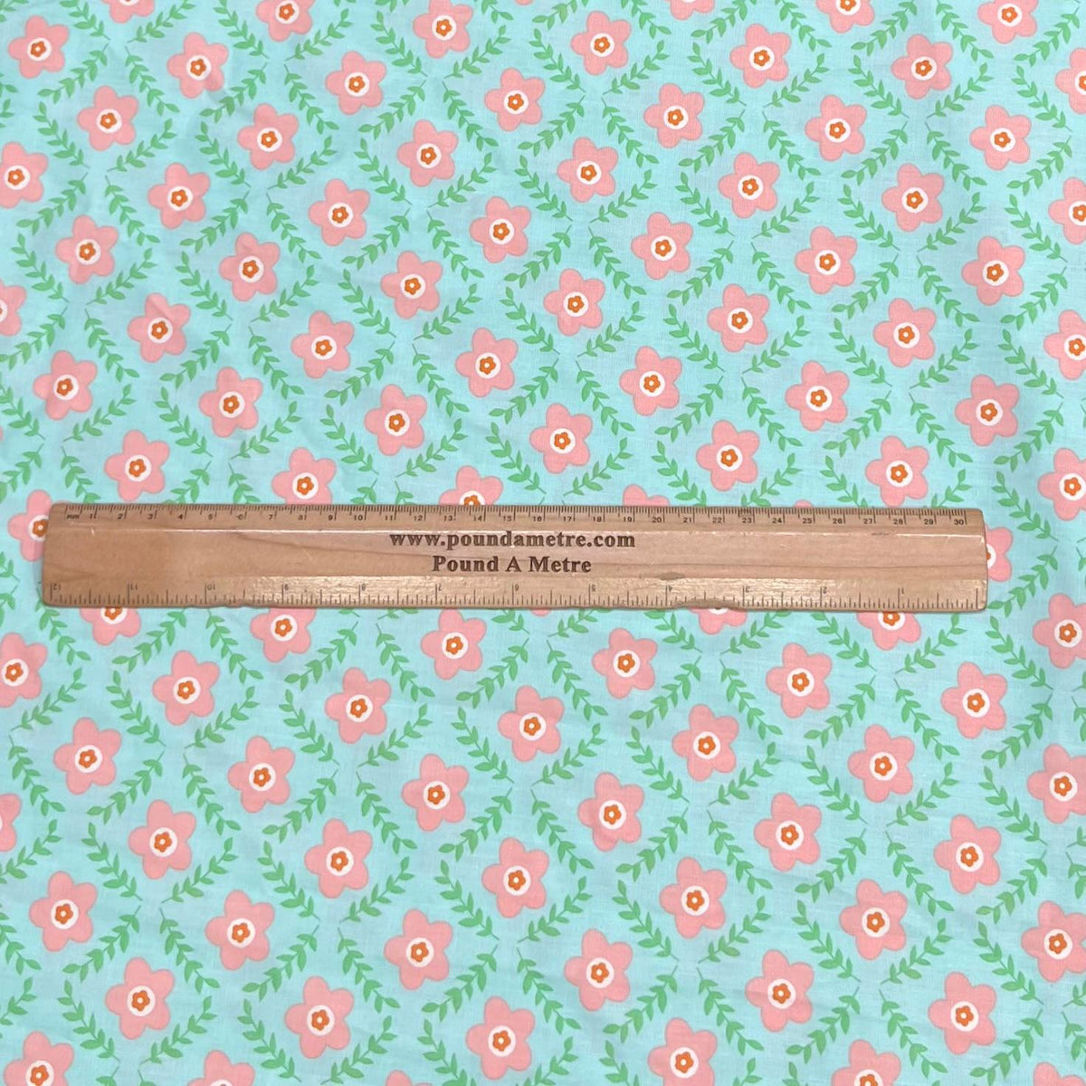 Pound A Metre 3 Metres Luxury Cotton Poplin Fabric – 60'' Wide (Mint)
