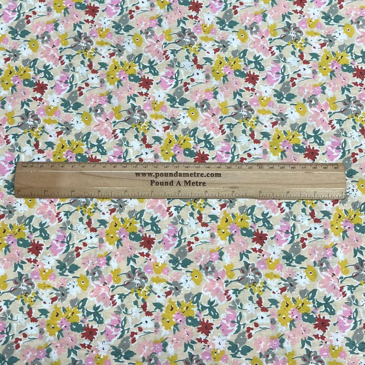 Pound A Metre 3 Metres Luxury Cotton Poplin Fabric – 60'' Wide (Paintwork)