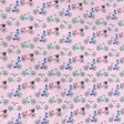Pound A Metre 3 Metres Luxury Cotton Poplin Fabric – 60'' Wide (Pink Bike)