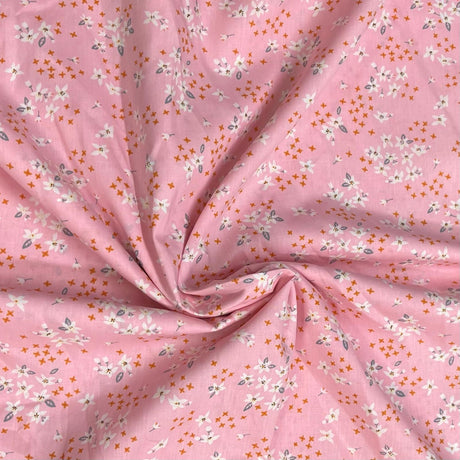 Pound A Metre 3 Metres Luxury Cotton Poplin Fabric – 60'' Wide (Pinky)
