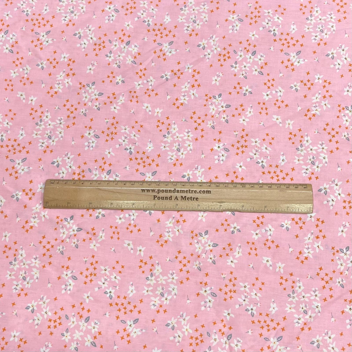Pound A Metre 3 Metres Luxury Cotton Poplin Fabric – 60'' Wide (Pinky)