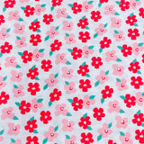 Pound A Metre 3 Metres Luxury Cotton Poplin Fabric – 60'' Wide (Roses)