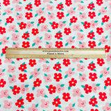 Pound A Metre 3 Metres Luxury Cotton Poplin Fabric – 60'' Wide (Roses)