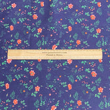 Pound A Metre Per 3 Metres 3 Metres Luxury Cotton Sateen - 45" Wide (Navy)