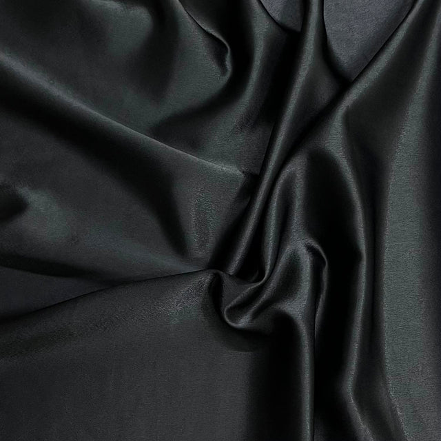 Pound A Metre 3 Metres Luxury Crepe Back Satin - 45" Wide (Black)