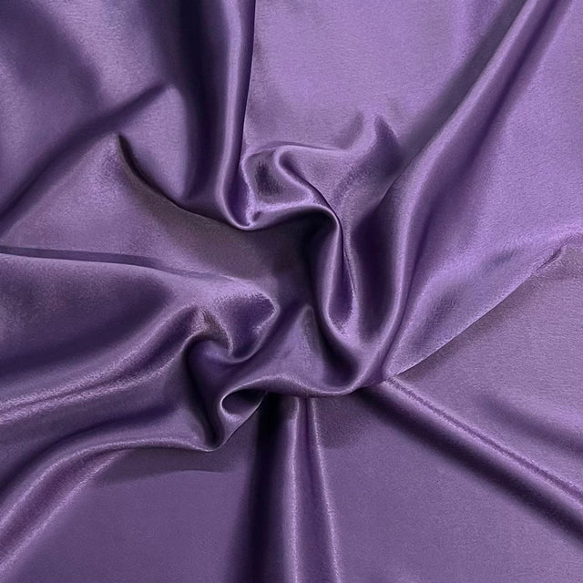 Pound A Metre 3 Metres Luxury Crepe Back Satin - 45" Wide (Grape)