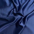 Pound A Metre 3 Metres Luxury Crepe Back Satin - 45" Wide (Navy)