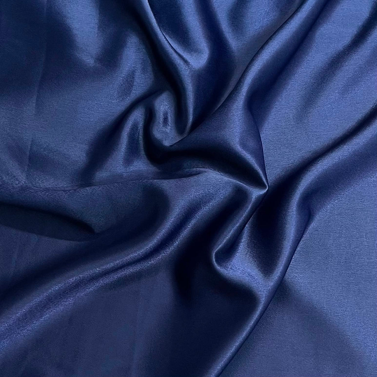 Pound A Metre 3 Metres Luxury Crepe Back Satin - 45" Wide (Navy)