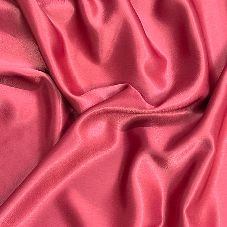 Pound A Metre 3 Metres Luxury Crepe Back Satin - 45" Wide (Red)