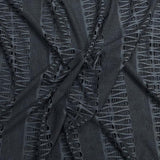 Pound A Metre 3 Metres Luxury Cutwork Jersey 60' wide (Black)