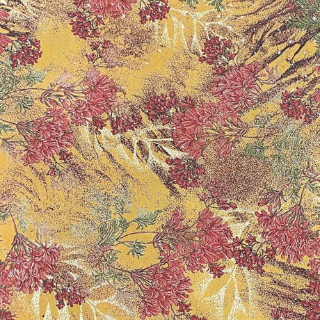 Pound A Metre 3 Metres Luxury Diamante Printed Winter Viscose- 55'' - (Autumn)