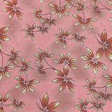 Pound A Metre 3 Metres Luxury Diamante Printed Winter Viscose- 55'' - (Blushleaf)