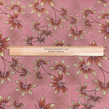 Pound A Metre 3 Metres Luxury Diamante Printed Winter Viscose- 55'' - (Blushleaf)