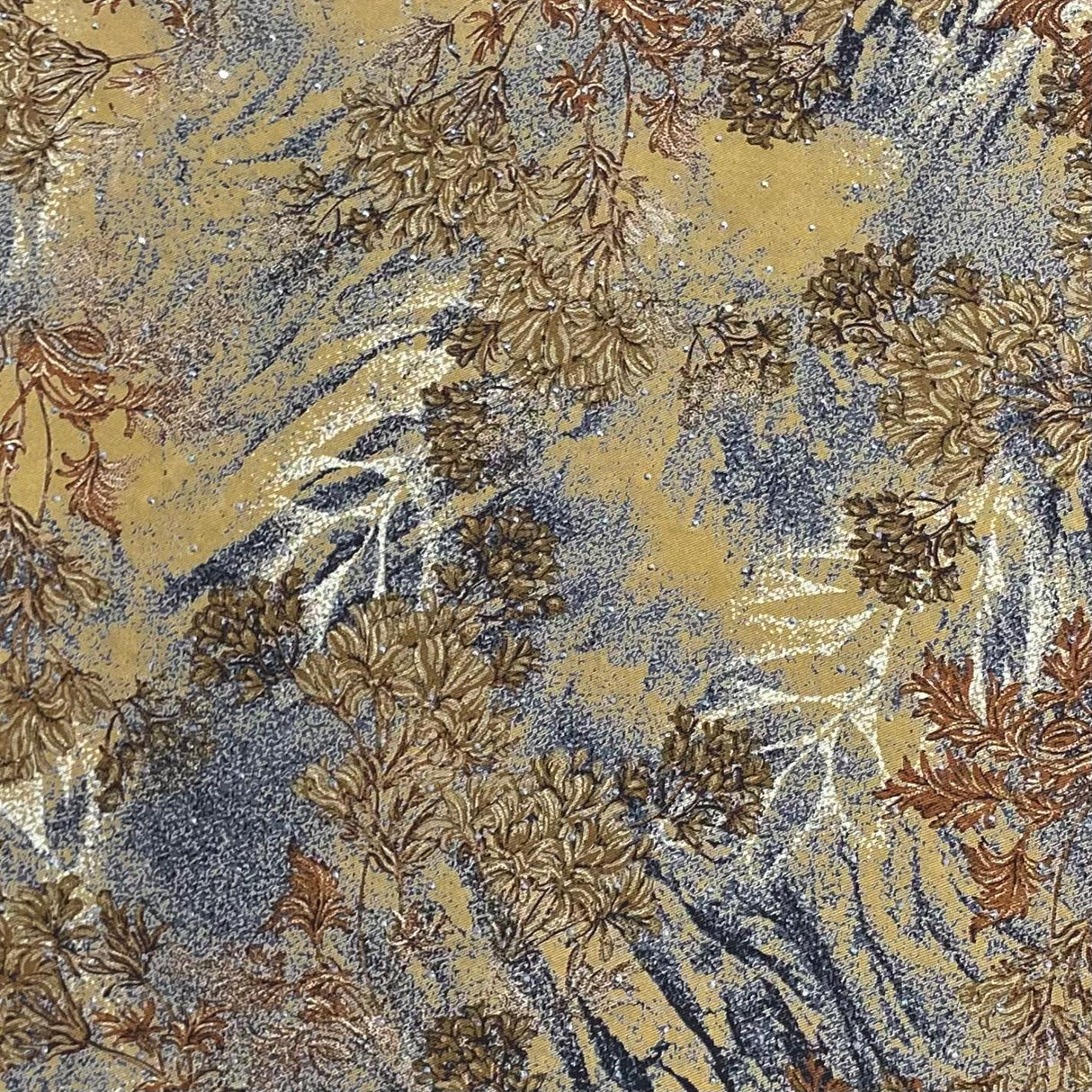 Pound A Metre 3 Metres Luxury Diamante Printed Winter Viscose- 55'' - (Branch)