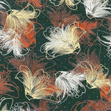 Pound A Metre 3 Metres Luxury Diamante Printed Winter Viscose- 55'' - (Grass)