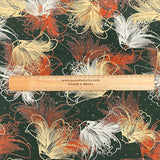 Pound A Metre 3 Metres Luxury Diamante Printed Winter Viscose- 55'' - (Grass)